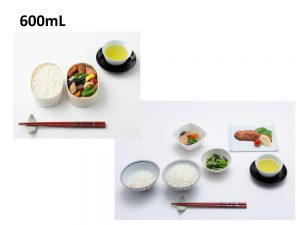 「3・1・2弁当箱法」600mlのお弁当